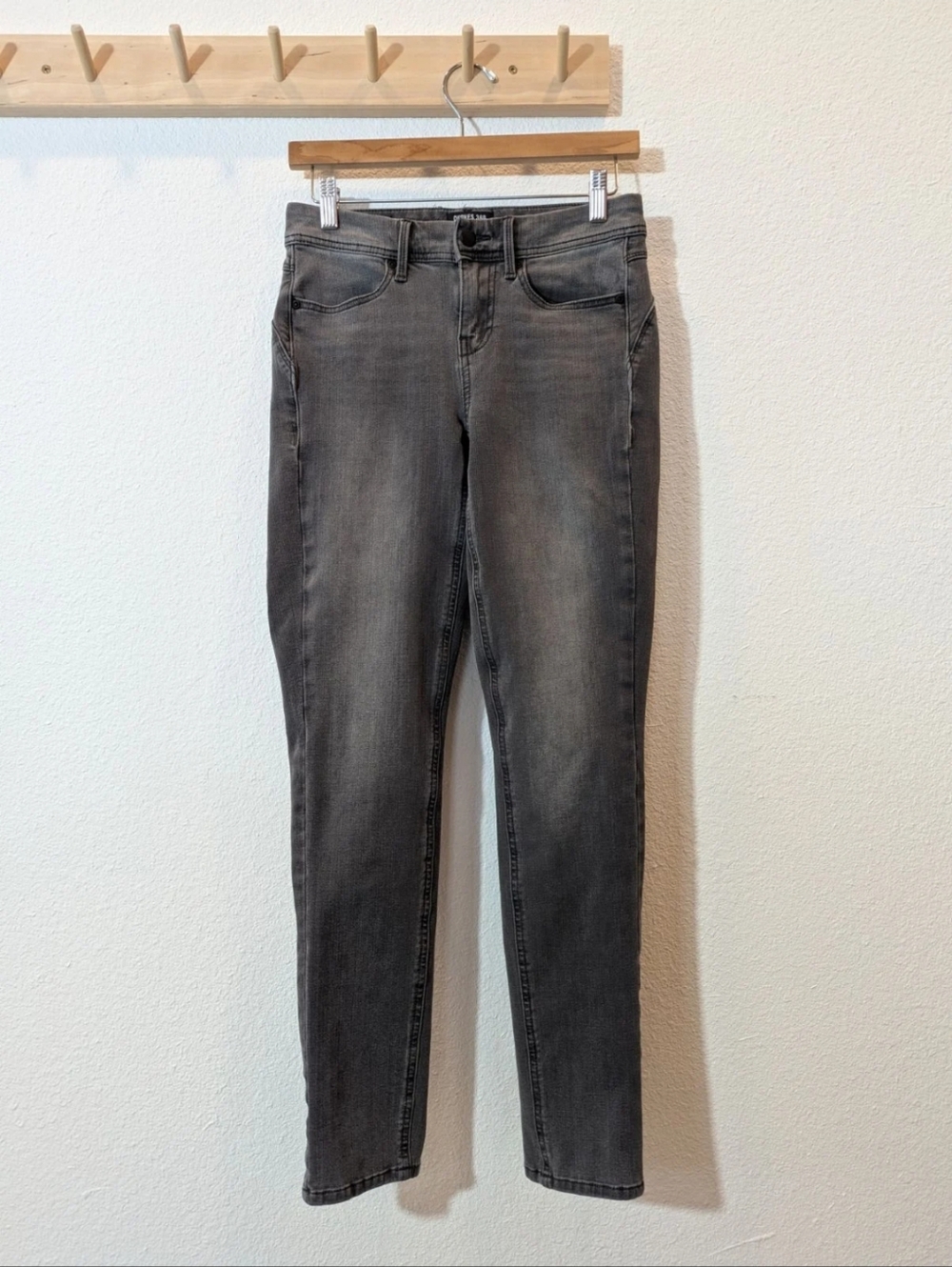 NYDJ Boost Curves 360 In DUSK (Gray) Slim Straight Jeans